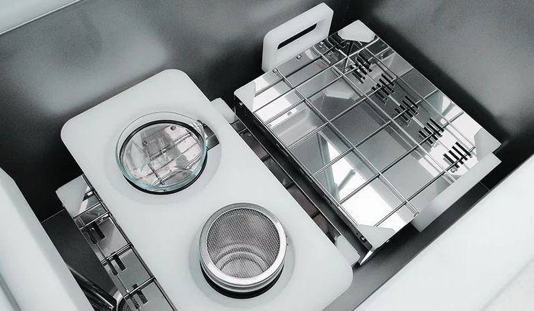 Laveur-Désinfecteur automatique à ultrasons industriel, modèle encastrable vrac - SNC Digital 30-ED - GAMASONIC_2