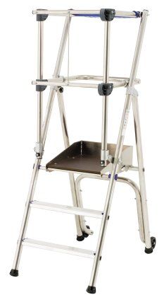 Profort Garde-corps fixe - Plateforme de travail Tubesca-Comabi - Aluminium - Hauteur d'accès max 3,15m_2