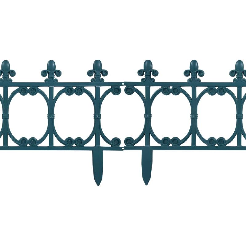 Vidaxl bordures de jardin 16 pcs vert 10 m pp 48619_2