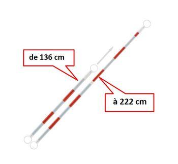 Cône barre rétractable 