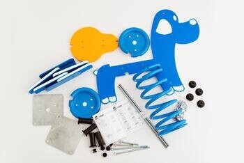 Jeu à ressort chien - conforme EN1176 - Référence BT15250 - ressort EIBACH et plastique HDPE de haute qualité_2