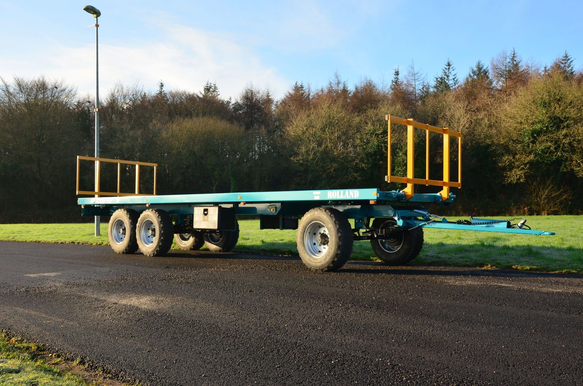Remorque plateau agricole CH 10006 - Golpais - 10m de longueur de caisse - PTAC 19500 kg - 3 essieux demi-tandem_2