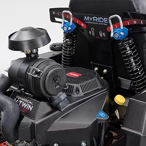 Tondeuse à essence TITAN HDX avec système de suspension MyRIDE pour plus de confort