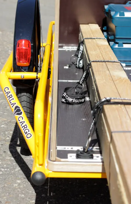 Train de remorques vélo professionnelles Carla - Capacité accrue jusqu'à 200 kg par remorque_2