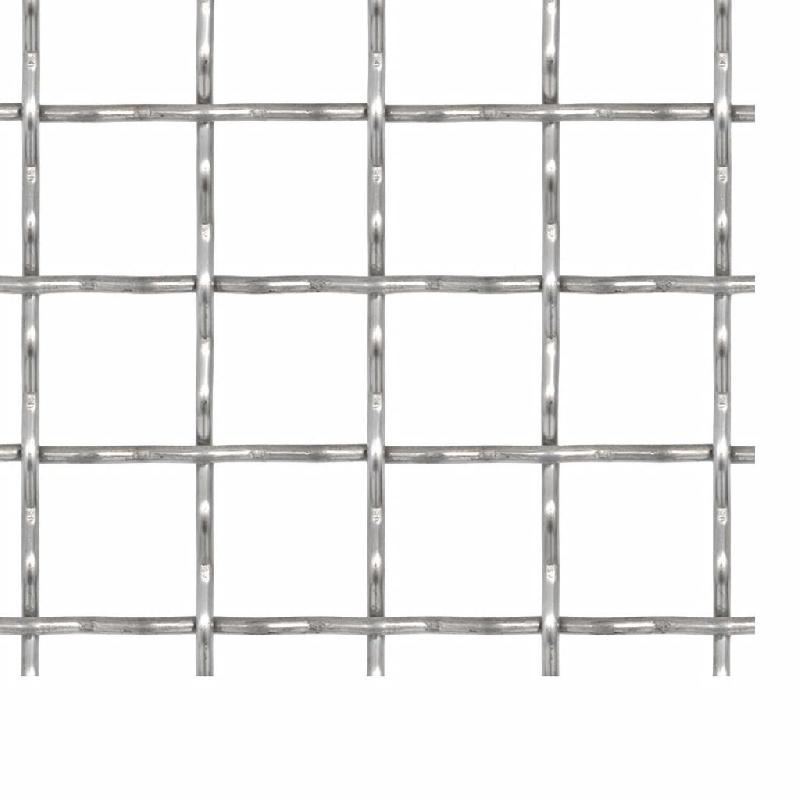 Vidaxl clôture de jardin sertie acier inoxydable 100x85 cm 21x21x2,5mm 142289_2