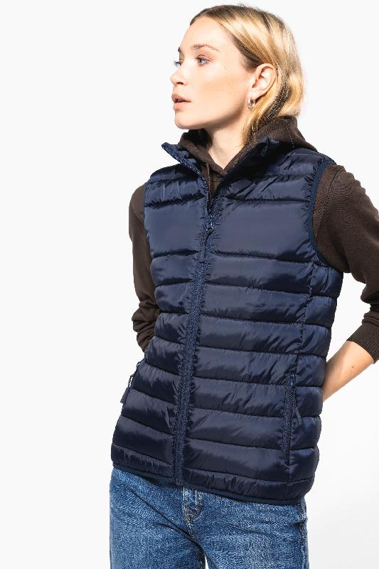 Bodywarmer matelassé femme Kariban - Réf: K6173 - 100% polyester, tailles XS à XXL, couleurs Black, Dark Grey, Navy_2