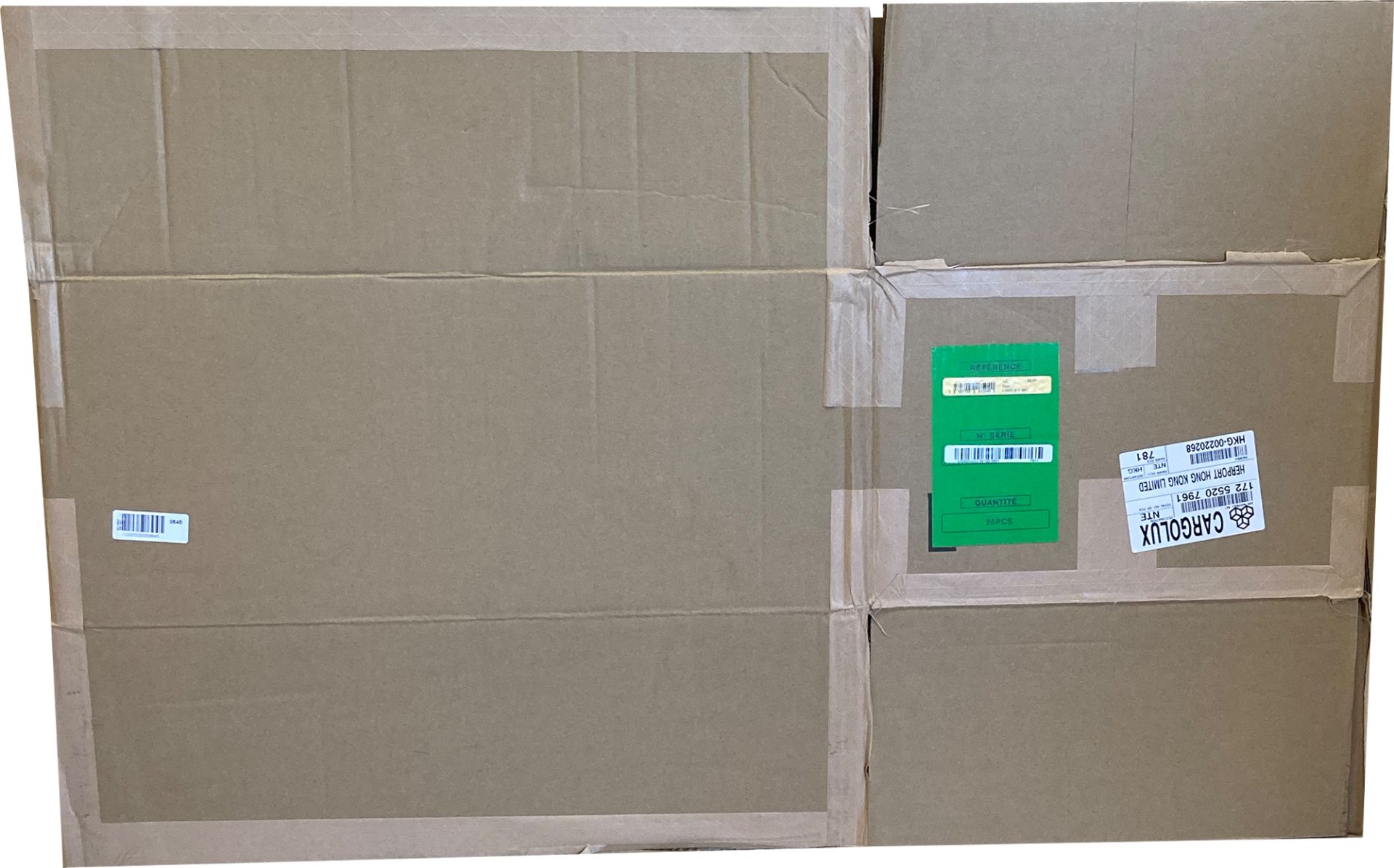 Caisse américaine 60 x 39 x 25 cm en carton double cannelure réemployé