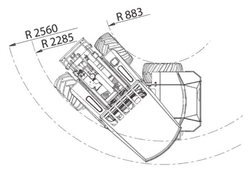 Chargeur articulé Cast Loaders 33T - moteur Kubota D1305 - 25 CV - bras télescopique_2