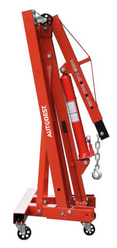 Grue d'atelier pliante hydraulique 1000 kg - 10 cm à 193 cm - autobest_2