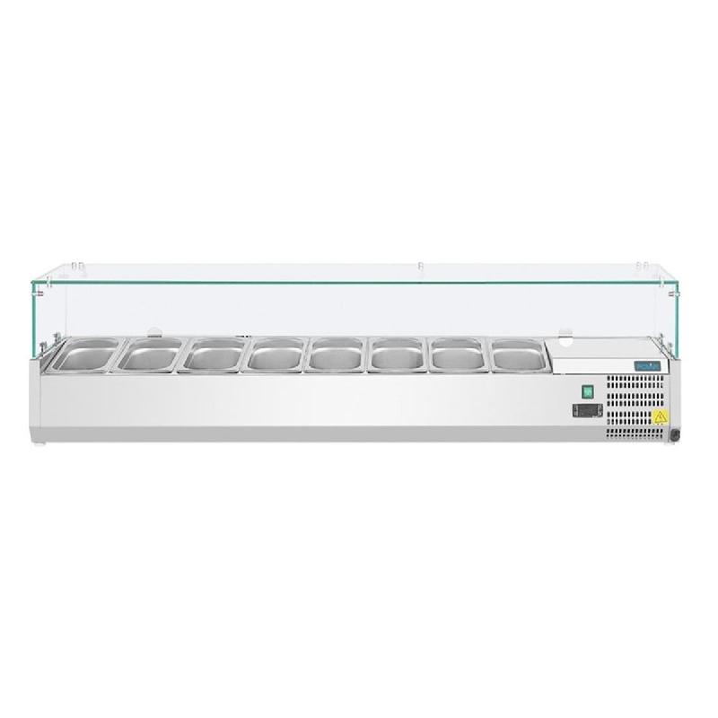 Saladette réfrigérée 8 bacs GN 1/3 Série G | Polar - GD877_2