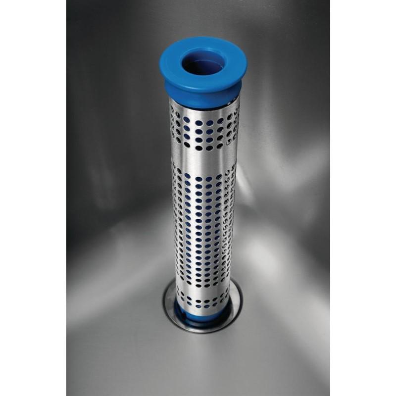 Plonge inox 1 bac à gauche et égouttoir sur pieds - P 600 x L 1000 mm | Vogue_2