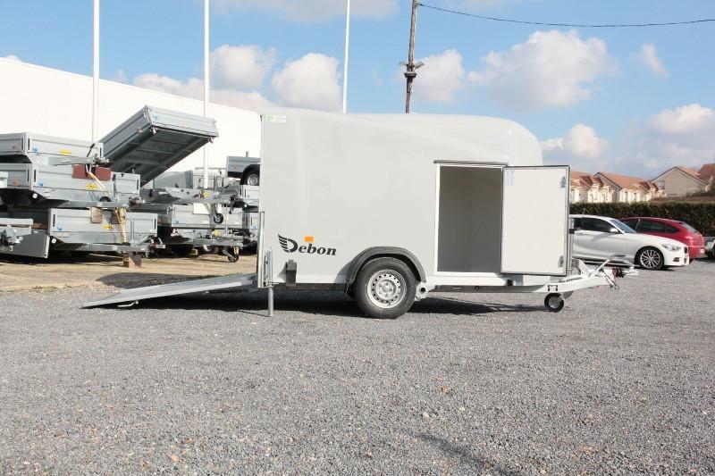Remorque fermée - debon - cargo 1300 p2 gris clair_2