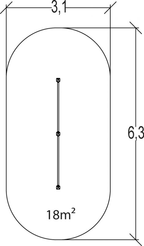 Saut en appui senior - parcours de santé - Proludic - 3,30 m de largeur - JPS17-S-M - 14 ans et plus_2