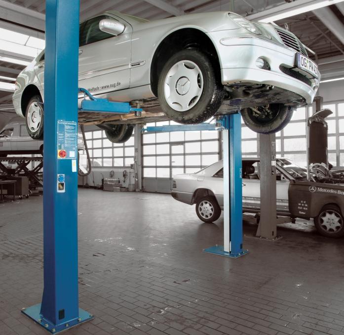 Pont élévateur ergonomique pour véhicules légers et utilitaires