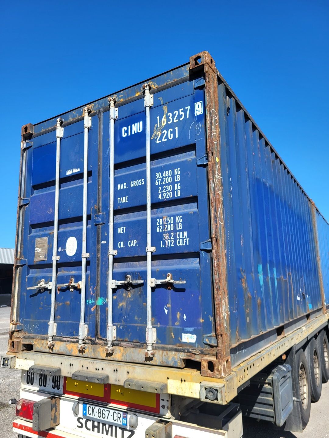 Container maritime 20 pieds Dry Van (Standard) - Occasion type Cargo Worthy_2