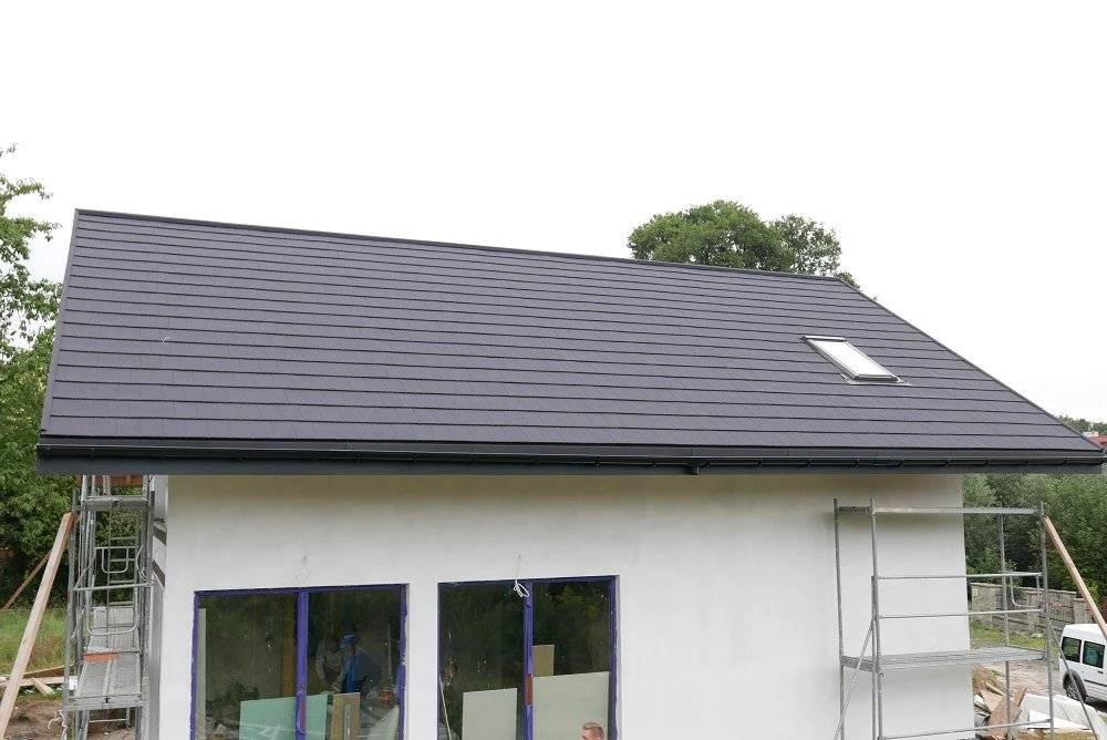 Panneaux aspect ardoises et tuiles métalliques - Revêtement en pierre naturelle - METROTILE® interlock iPANEL - 205 x 375 mm_2