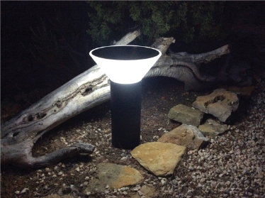 Borne lumineuse d'éclairage public solaire dublin / led / 5 w / en aluminium / 0.38 m_2