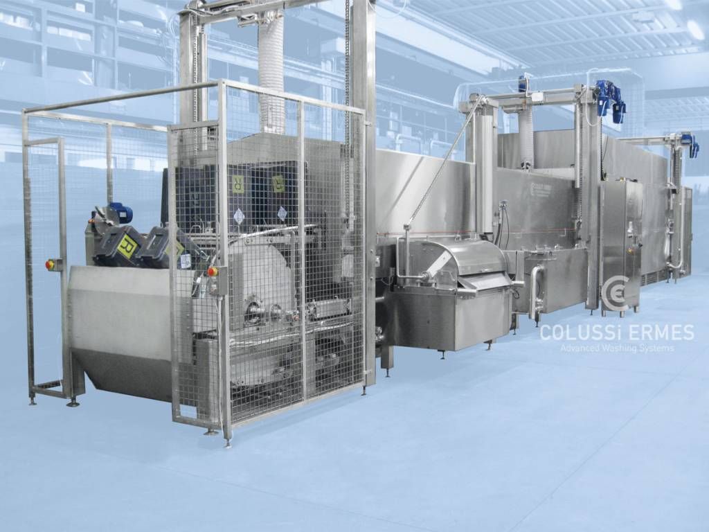 Lavage conteneurs déchets - laveuses industrielles alimentaires - Colussi Ermes - capacité jusqu’à 1 200 conteneurs/heure_2