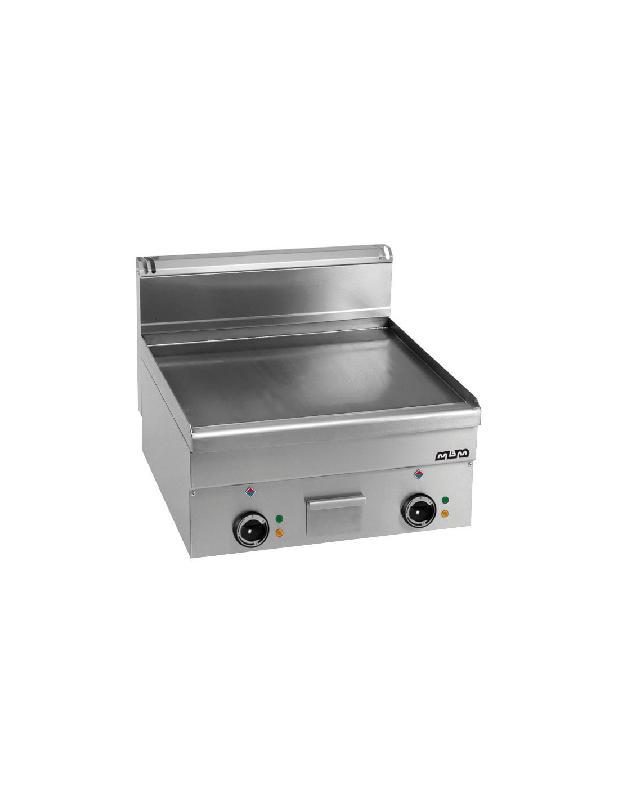 Plancha lisse électrique à poser MBM - Acier inoxydable - 600x510 mm - 7.5Kw_2