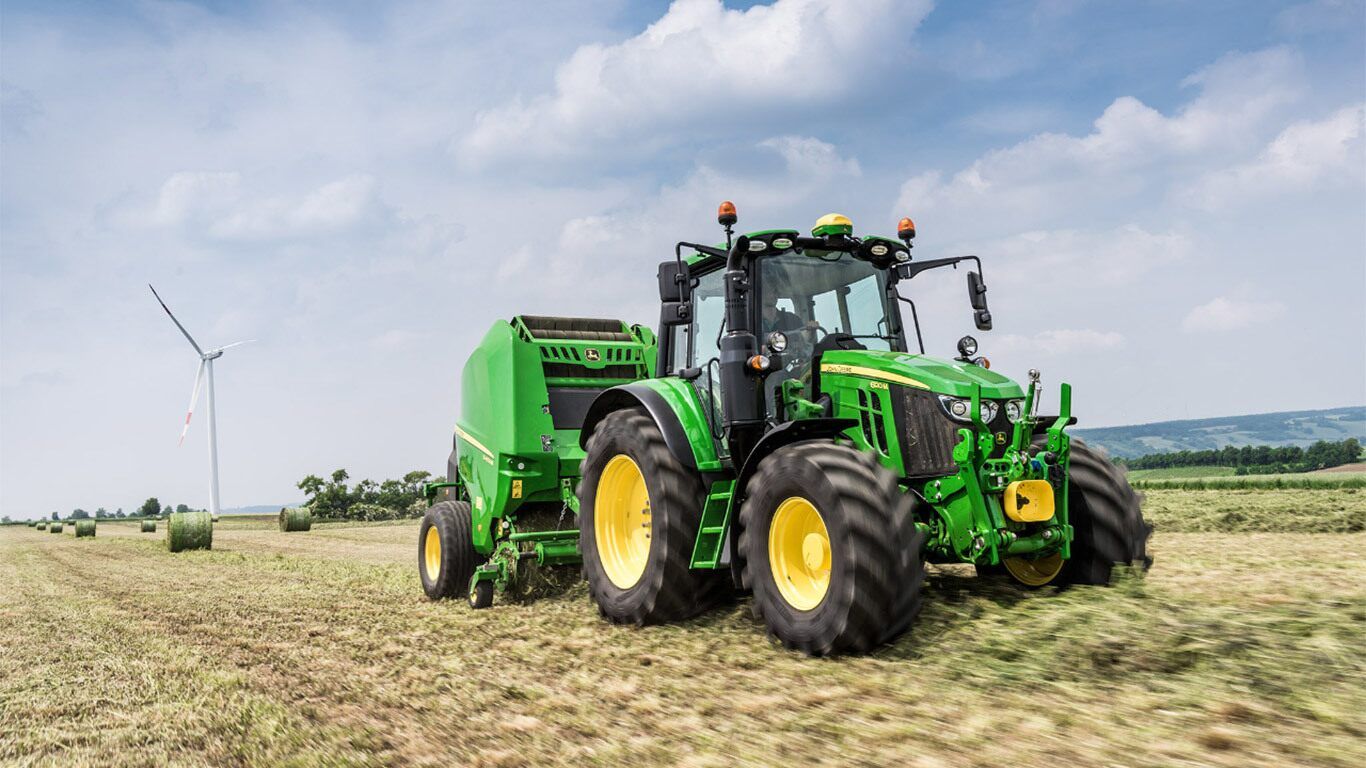 Tracteur 6100M de 100 ch avec moteur 4 cylindres 4,5L