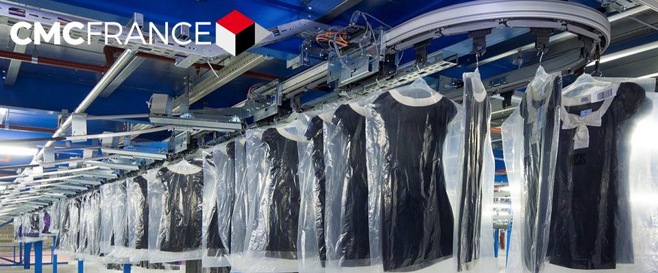 Solution de convoyage aérien pour l'industrie textile