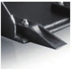 Godet à terre pour chargeuse - adaptable tous engins - toutes largeurs dès 74 cm - options dents forgées_2