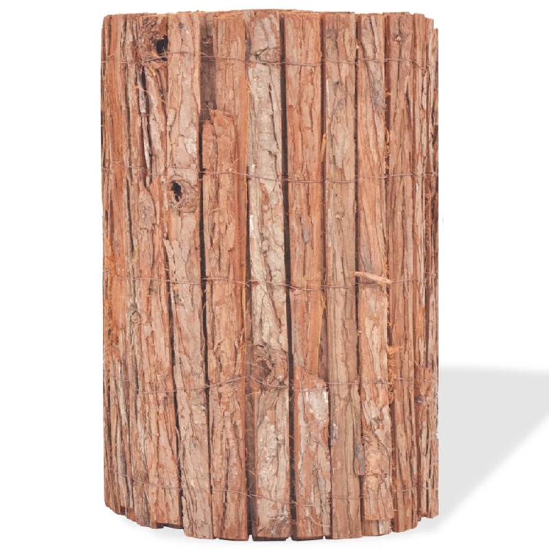 Vidaxl clôture écorce 1000 x 50 cm 142680_2