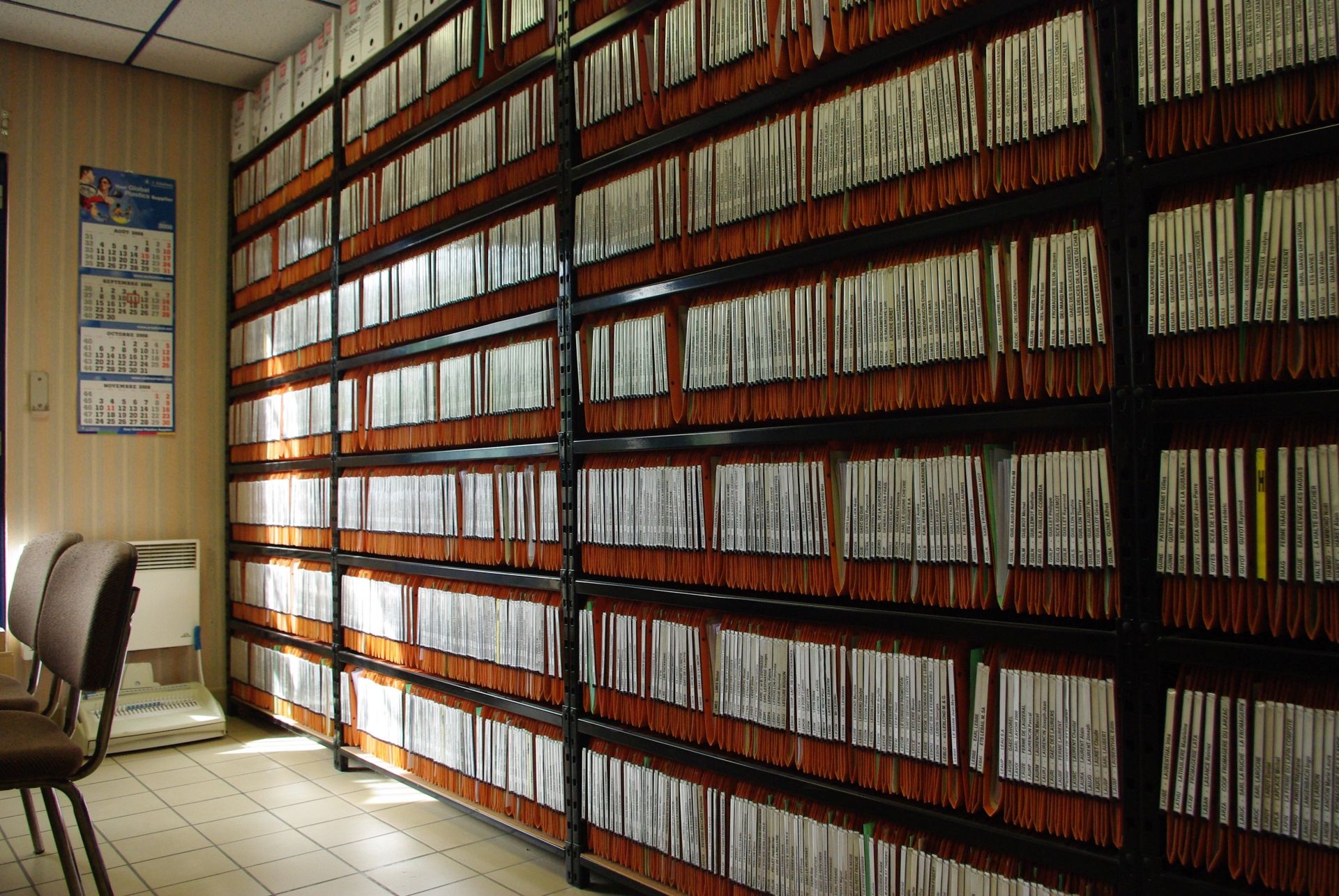 Rayonnage archives tubulaire léger ProfilTUB - finition époxy et modularité pour stockage de petits volumes_2