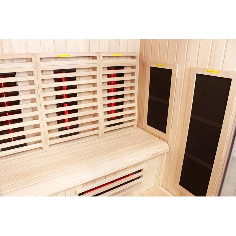 SAUNA INFRAROUGE BOREAL® SIGNATURE - 200 À SPECTRE COMPLET - 200X135X205_2