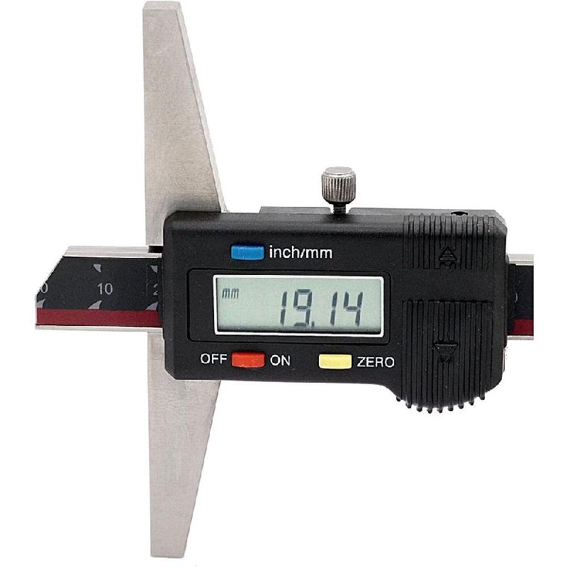 Jauge de profondeur digitale haute qualité - 200 mm - conversion mm/inch et coffret inclus_2