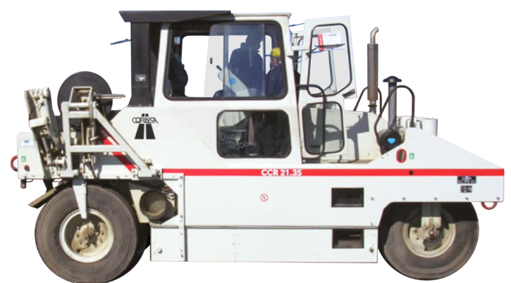 Compacteur à pneus CCR 21.35 - CORINSA - Poids opérationnel de 21 ou 35 tonnes - 5 tonnes de pression par roue_2
