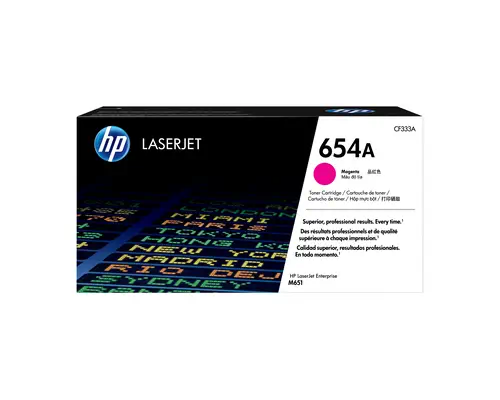 HP 654A toner magenta authentique LaserJet_2