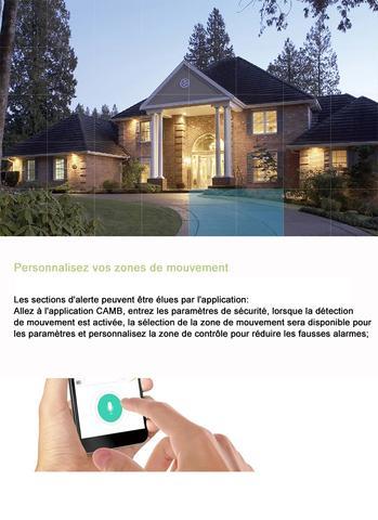 Pack 2x caméras WiFi - FV890 - reconnaissance de personne - notifications smartphone - Micro SD 64Go - Android/iOS - 1080p Full HD_2