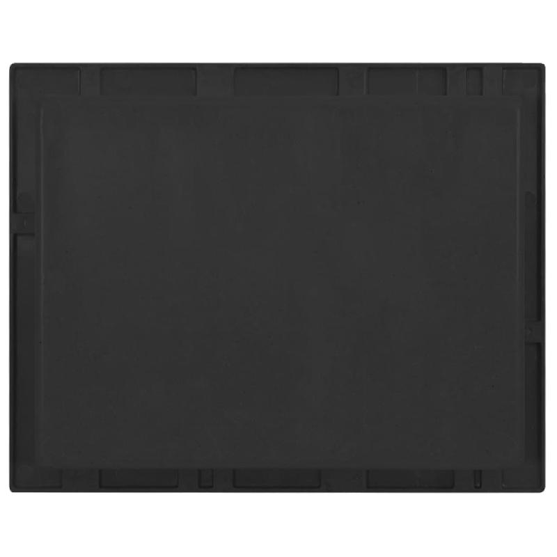 Vidaxl niche de douche noir mat 41x51x10 cm 151394_2