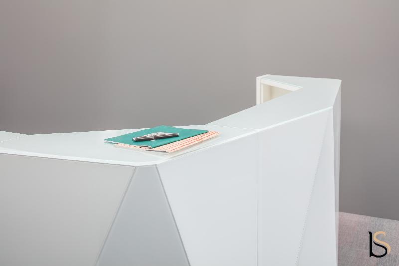 Banque d'accueil d'angle Alpa - MDD - Gris brillant_2