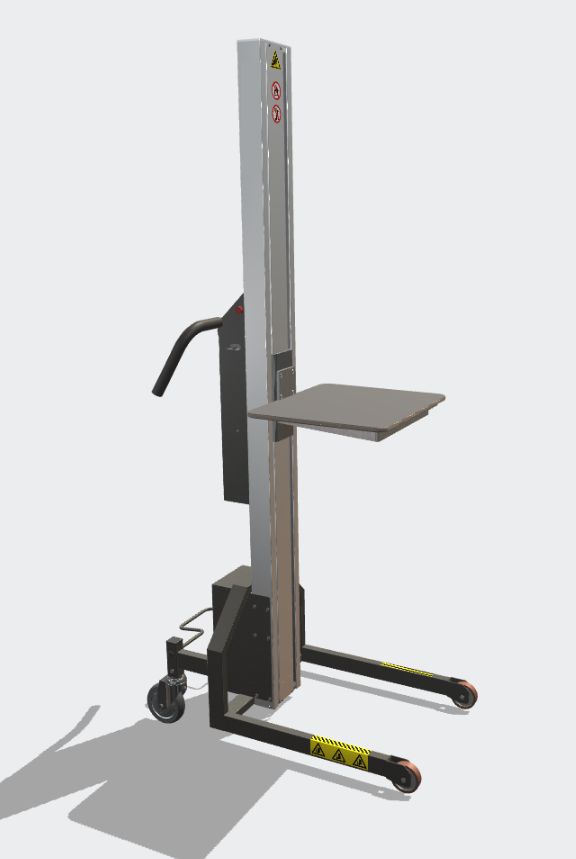 Chariot manipulateur Mini-Lift à plateau - capacité de 80 à 180 kg - plateau fixe, relevable ou sur mesure_2