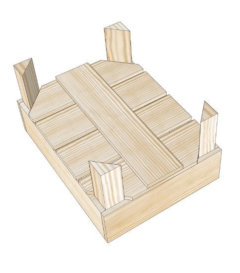 L1 - Caisses en bois - Simply à Box - L36 x H19 x P27 cm - Bois brut et 6 coloris de lasure à l'eau_2