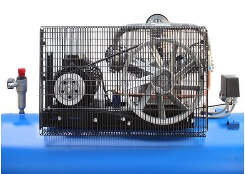 Tw 2801l - compresseur à air cuve horizontale 270 l - twin busch - 880 l / min_2