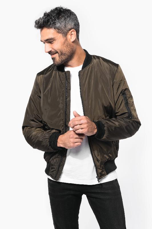 Blouson bomber homme - Réf: K6122 - Kariban - Doublure matelassée et look citadin_2