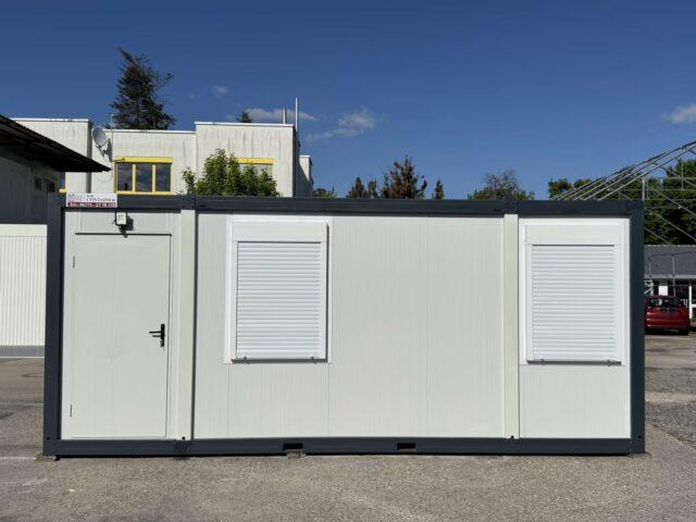 Bureau de chantier monobloc 17 m² avec volets roulants - robuste et prêt à l'emploi_2