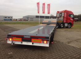 Remorque porte-engins surbaissée Nooteboom OSDS-58-04V - PTAC 58T - 4 essieux - plateau extensible jusqu'à 15,8m_2