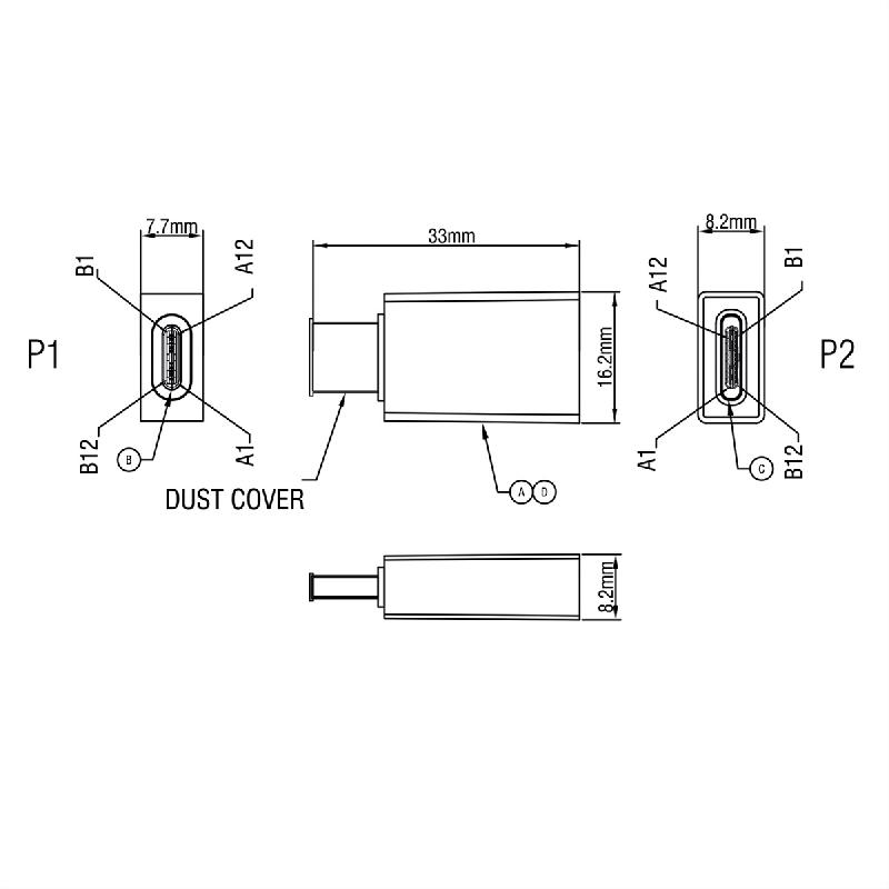 ROLINE Protecteur de données USB, type C-C_2