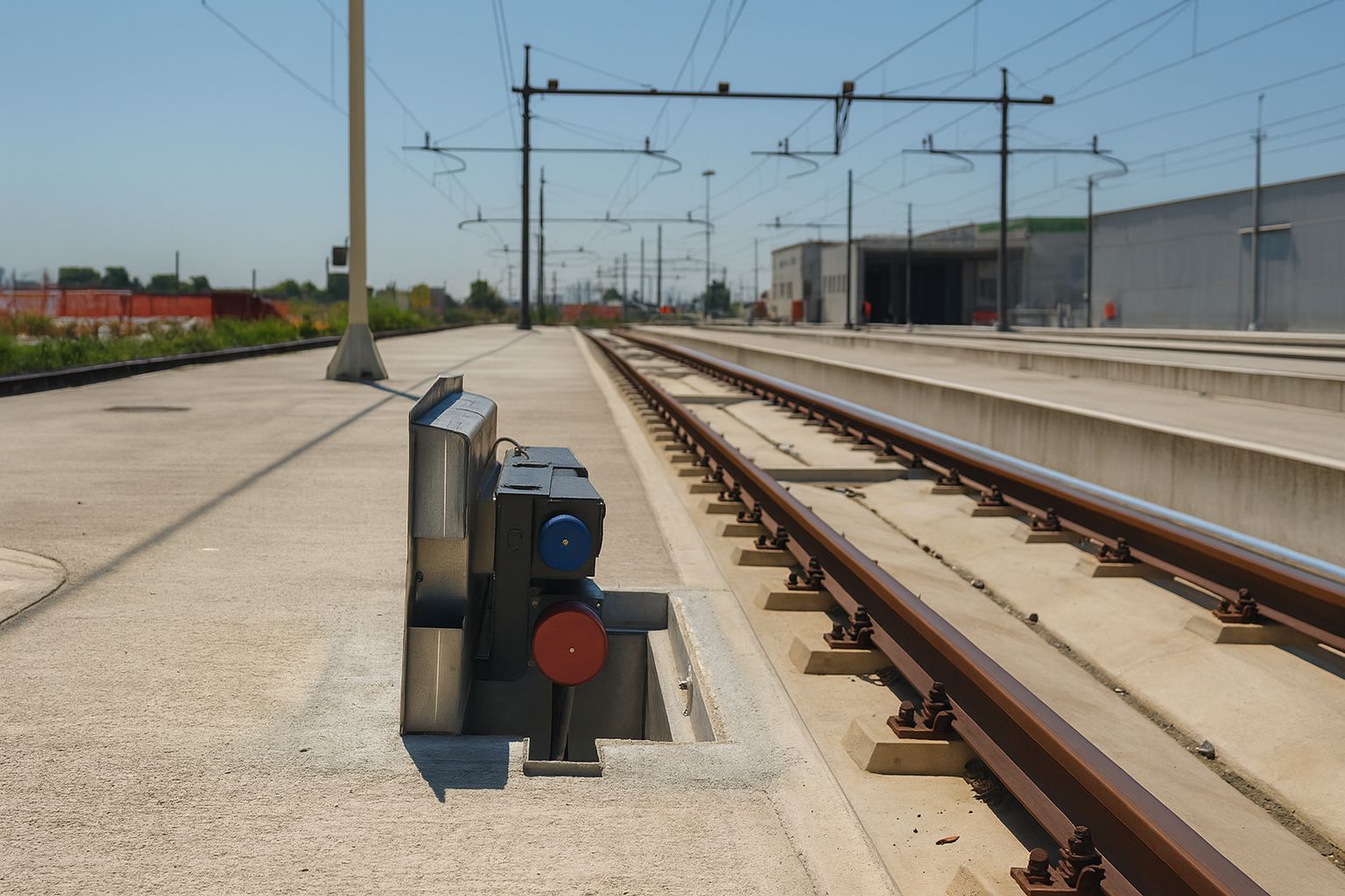 Vm02 5050 - borne de distribution d'energie - aloes red - 5 prises 63a avec protection_2