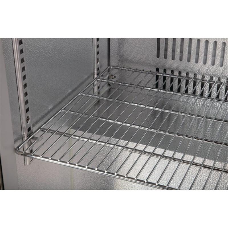 Arrière-bar trois portes pivotantes Série G inox 330L | Polar - GL009_2