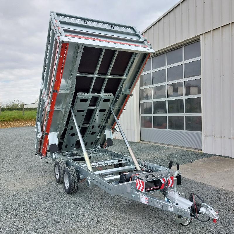 Brian James Trailers Tipper - Remorque benne basculante - 3,6 m × 2 m - PTAC 3 500 kg - Charge utile 2 150 kg_2