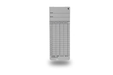 Pack de pointeuse PR100 avec 100 fiches P10 et casier de rangement 10 cases_2