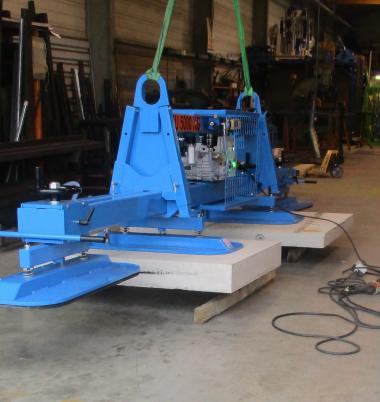 Palonnier à ventouse pour le béton sur mesure, sur cahier des charges_2