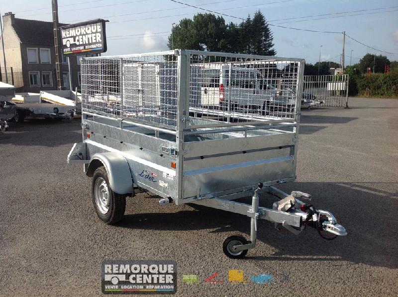Remorque freinée Lider Robust PTAC 750/500 kg - 200 x 134 cm - 1 essieu - Référence 41390_2