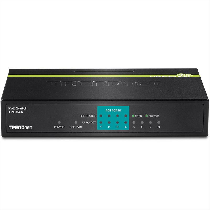 TRENDnet TPE-S44 Switch PoE 10/100 Mb/s à 8 ports , 4 ports PoE 10/100 Mb/s, 4 ports 10/100 Mb/s_2