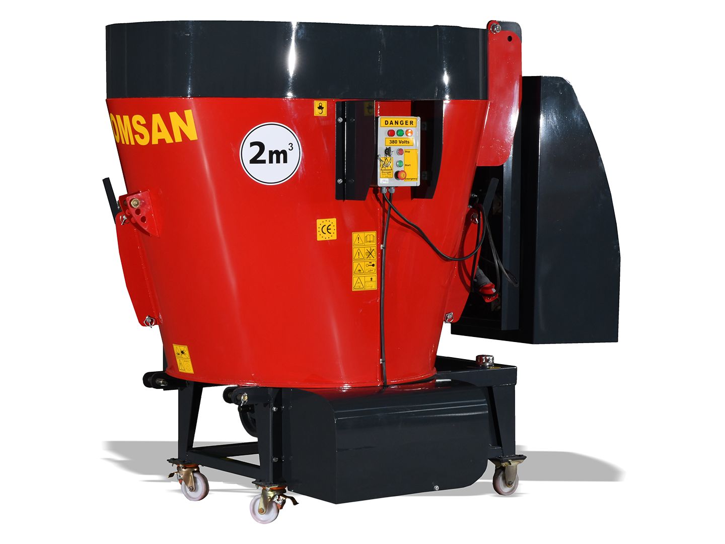 YK 20 - Mélangeuse agricole Romsan - Volume 2 m³ - 10 hp / 7,5 kW_0
